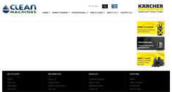 Desktop Screenshot of cleanmachines.ie