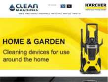 Tablet Screenshot of cleanmachines.ie